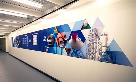 Environmental Graphics On Behance Office Wall Graphics Office Wall