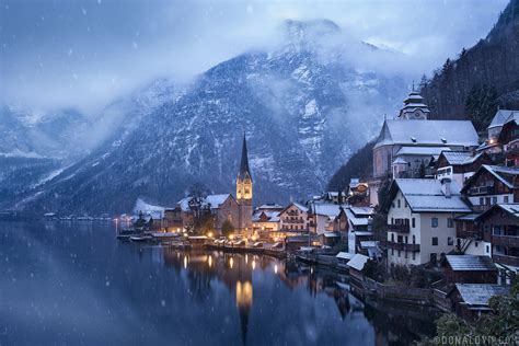 The Frozen Village Hallstatt Austria Donald Yip