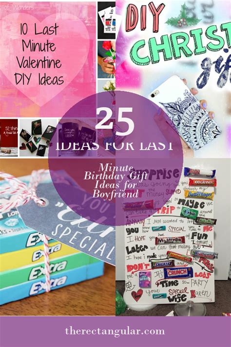 25 Ideas For Last Minute Birthday T Ideas For Boyfriend Home
