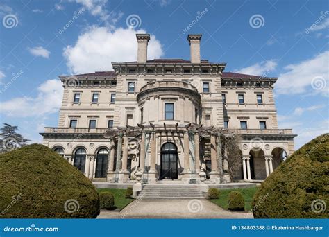 The Famous Vanderbilt Mansion The Breakers In Newport Ri Editorial