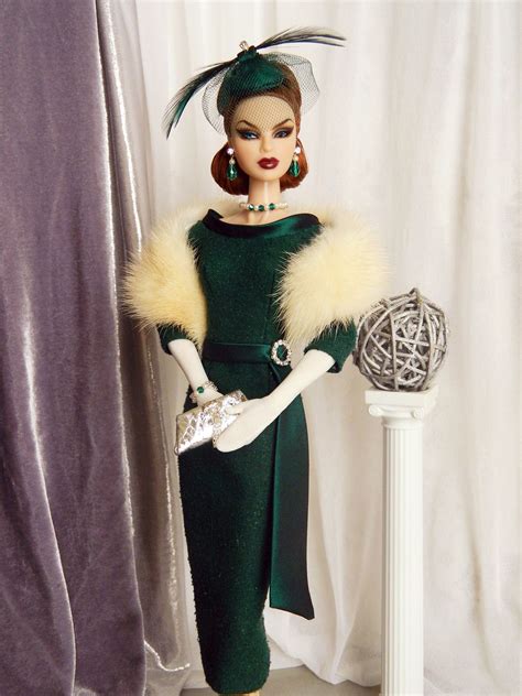 ooak winter holiday fashion royalty silkstone barbie by joby originals