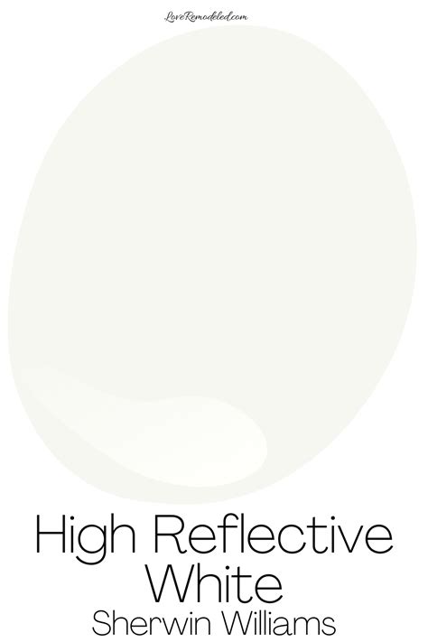 High Reflective White Sherwin Williams Paint Drop White Paint Colors