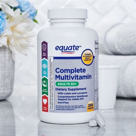Equate Complete Multivitamin Tablets Adults 50 220 Count Best