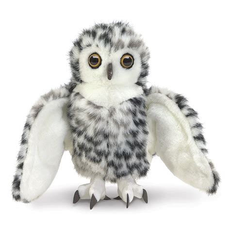 Small Snowy Owl Hand Puppet Folkmanis