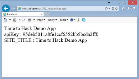 Aspnet Tutorial Using Appsettings In Nfig Time To Hack