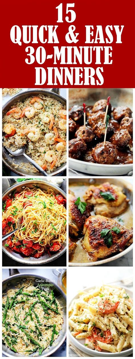 15 Quick And Easy 30 Minute Dinner Recipes Diethood
