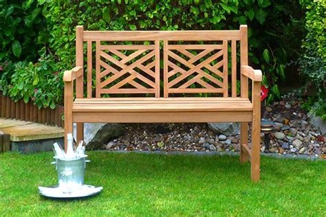 Oxford Teak Garden Bench 2 Seater 12m Sloane And Sons