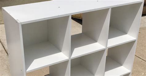 Uhuru Furniture And Collectibles White 3x3 Cubby Bookcase 45 Sold