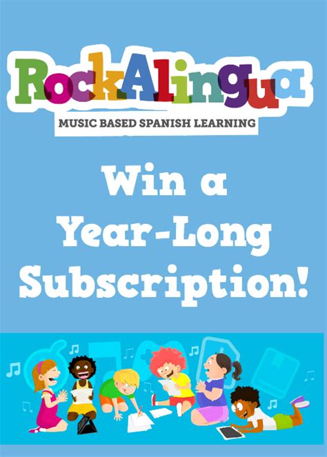 Rockalingua Subscription Giveaway Spanish Playground