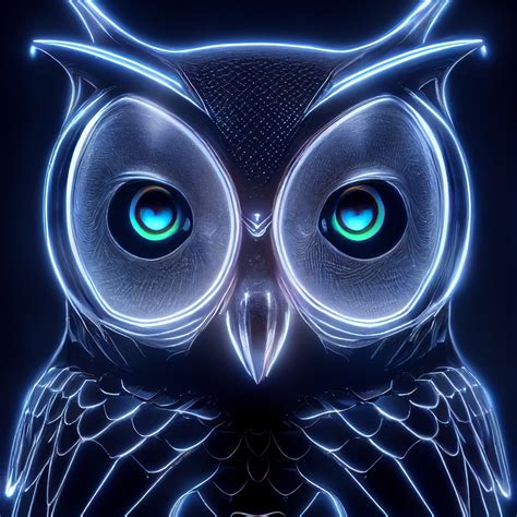 Artstation Neon Owl