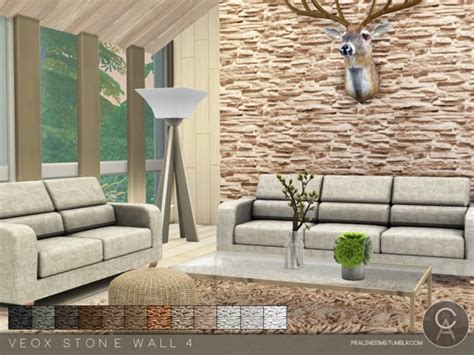 Sims 4 Stone Wall Cc