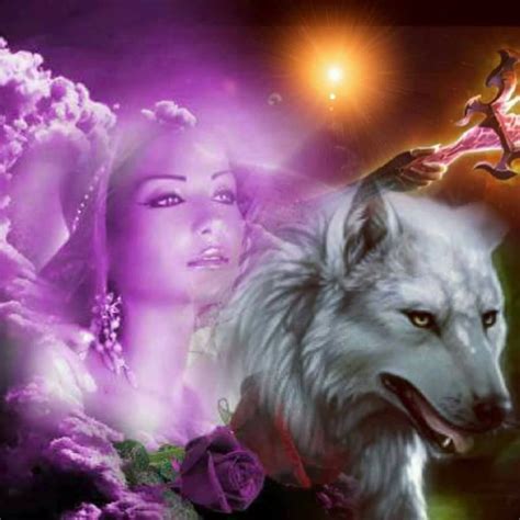 Wolf Art Fantasy Wolves And Women Wolf Artwork Native American