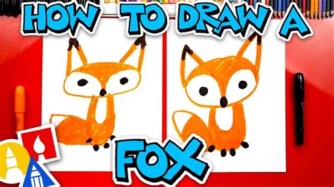 How To Draw A Cartoon Fox Youtube