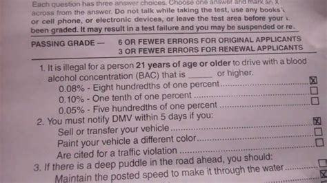 Dmv Written Test For California Pasemanhattan