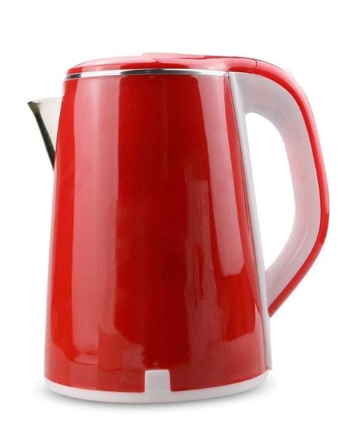Ss 304 Red Electric Tea Kettle For Commercial Capacitylitre 25