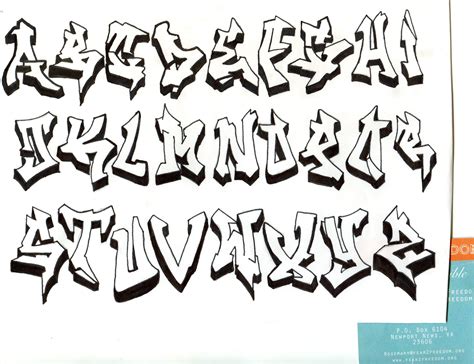 How To Draw Wildstyle Graffiti Letters A Z In 3d G Graffiti