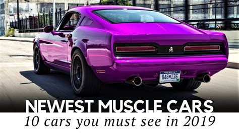 Top 10 Modern Muscle Cars With Performance Upgrades That Carry On The
