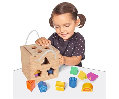 Eichhorn Shape Sorting Cube Motor Skills Activity Products