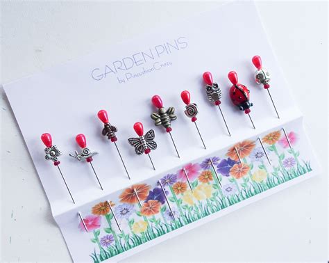 Garden Pins Embellishment Pins Decorative Pins T For Etsy