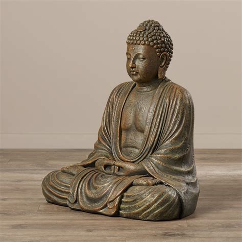 World Menagerie Medved Sitting Buddha Statue And Reviews