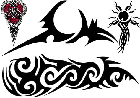 Tribal Wave Design Tattoo