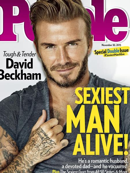David Beckham Wins Peoples Sexiest Man Alive Award