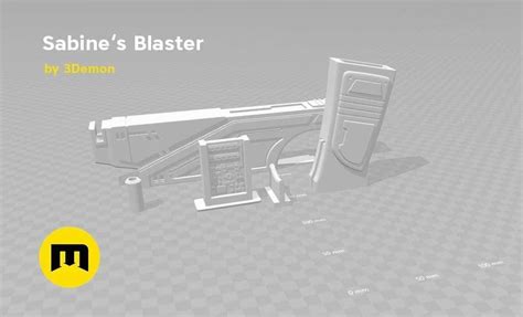 Sabine Wren From Star Wars 2 Blasters 3d Model 3d Printable Cgtrader