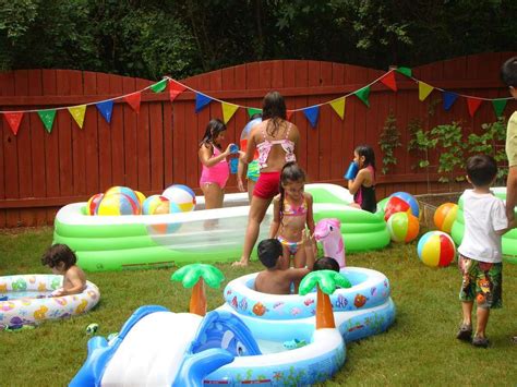Pool Party Birthday Party Ideas Photo 5 Of 34 Water Birthday