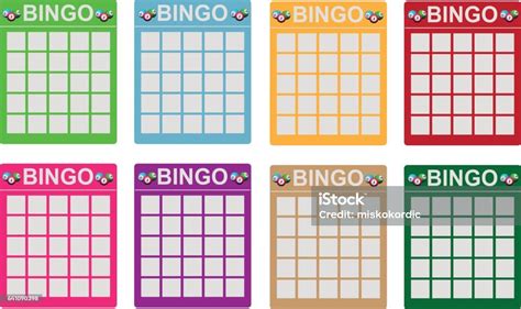 Ilustración De Cartones De Bingo Y Más Vectores Libres De Derechos De