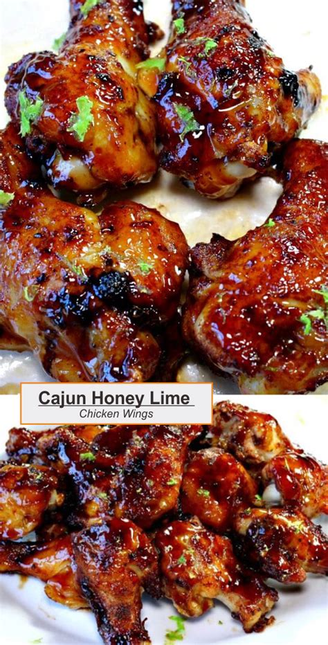 Perfect for parties and game days as they only take 30 minutes to bake. Cajun Honey Lime Chicken Wings | Extra Ordinary Food