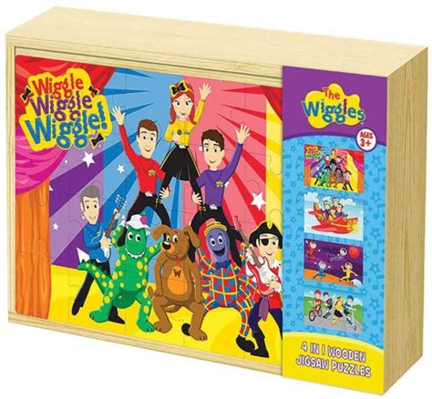 The Wiggles 4 In 1 Wooden Puzzle Set