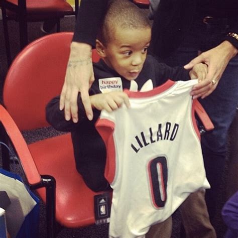 The best place to find damian lillard basketball clothes, shoes, accessories and other gear for women. Damian Lillard's little nephew got Uncle's jersey for his ...