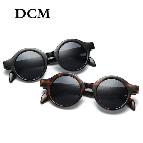 Dcm Retro Small Round Sunglasses Women Men 2018 Fashion Vintage Sun