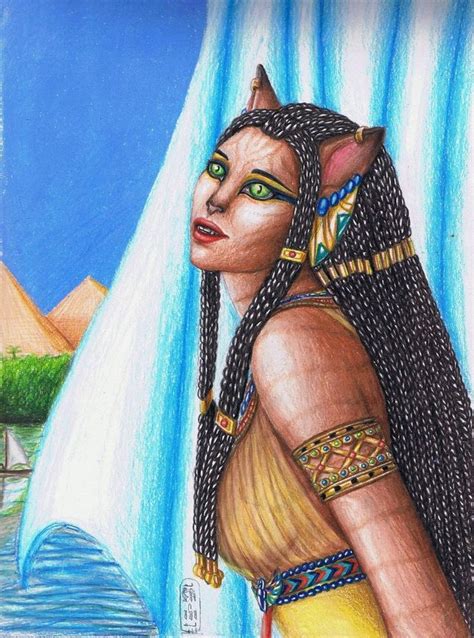 Contest Prize Bast By Myworld1 On Deviantart Goddess Egyptian Cat