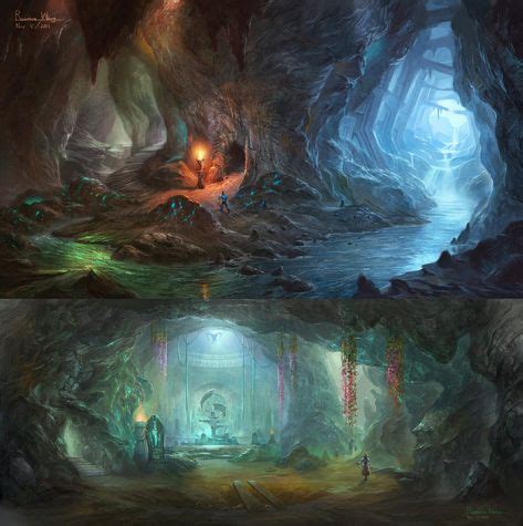 Crystal Mine By Uriska On Deviantart With Images Scifi Fantasy Art