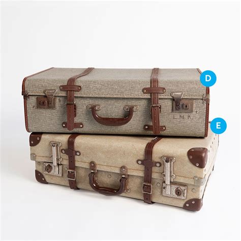 Assorted Vintage Suitcases Luminary