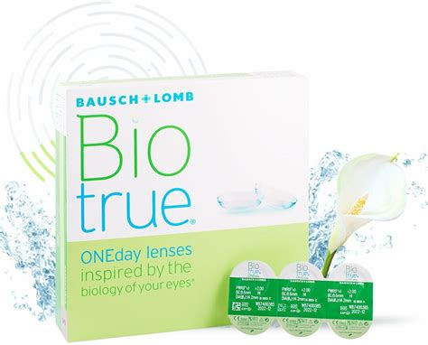 Контактные линзы Bausch Lomb Biotrue ONEday 90 шт R 8 6 D 1 25