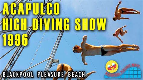 Acapulco High Diving Show Blackpool Pleasure Beach 1996 Vintage
