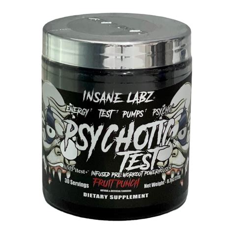Psychotic Test Pre Entreno 275 G Insane Labz The Power House