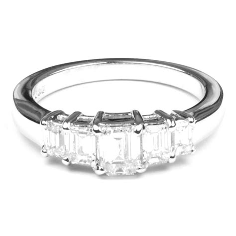 Five Stone Diamond Ring In Platinum Mark Parkhouse Antiques And Jewellery