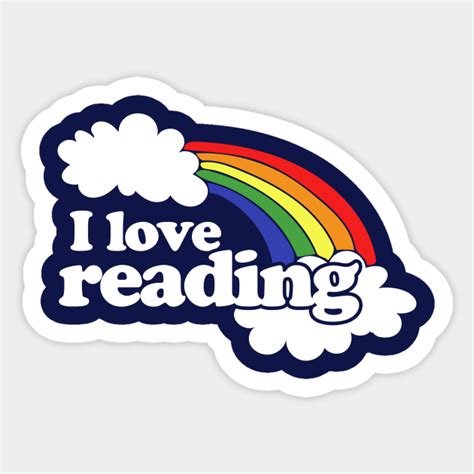 I Love Reading I Love Reading Sticker Teepublic