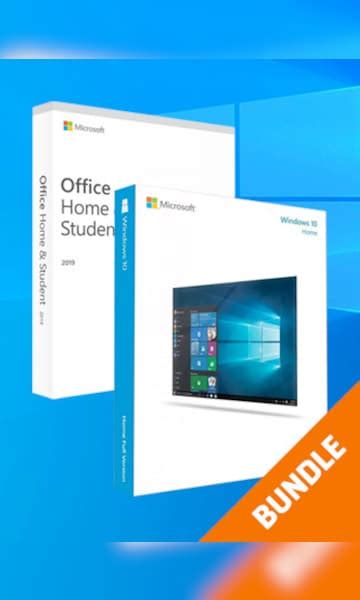 Buy Microsoft Windows 10 Home And Microsoft Office 2019 Bundle Pc