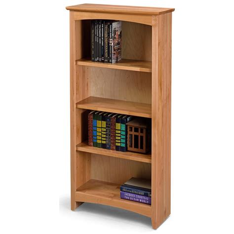 Alder Bookcases 62448 N Solid Wood Alder Bookcase With 3 Open Shelves