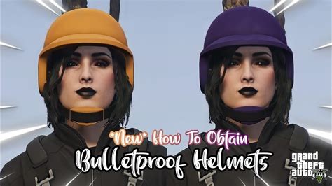 Gta New How To Obtain Any Colored Bulletproof Helmets Patch