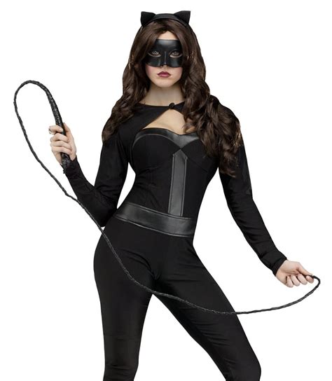 Fun World Sexy Black Cat Jumpsuit Woman Halloween Costume