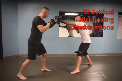 32 Critical Kickboxing Combinations Infighting