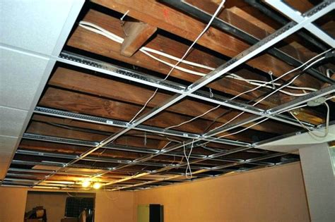 How To Install A Suspended Ceiling Engineering Discoveries Suspended Ceiling Install Drop
