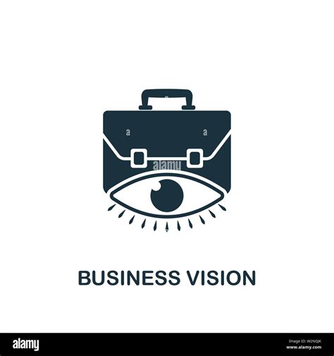 Business Vision Icon Creative Element Design From Business Strategy