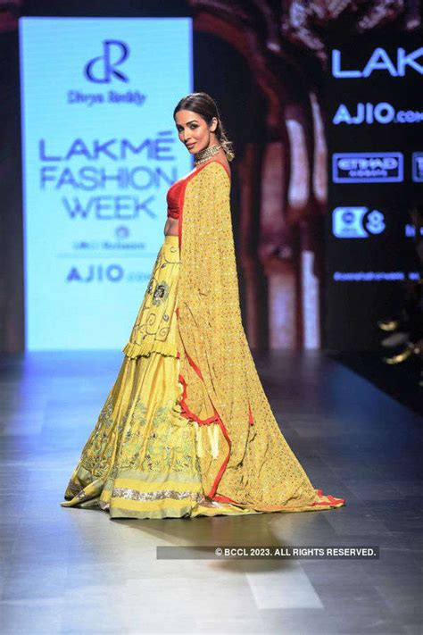 a model walks the ramp for designer divya reddy on day 5 of the lakme fashion week summer