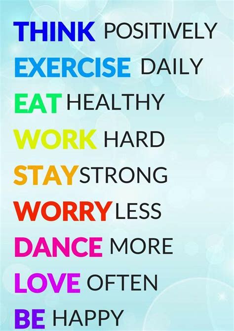Stay Healthy Quotes Shortquotescc